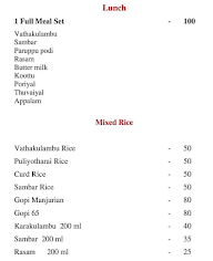 The Veg Paradise menu 2