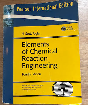 Elements of Chemical Reaction Engineering