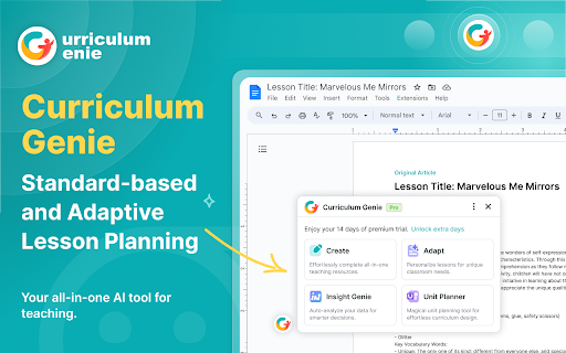 Curriculum Genie