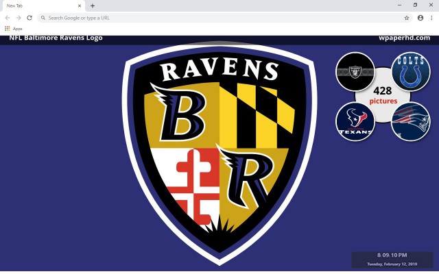 NFL Baltimore Ravens New Tab