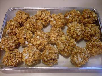 Caramel Pop-corn Balls!