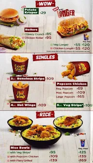 KFC menu 2