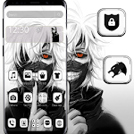 Cover Image of Скачать White Anime Boy Theme 1.1.2 APK