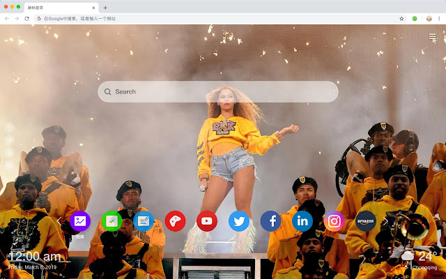 coachella Pop Festival HD New Tabs Theme