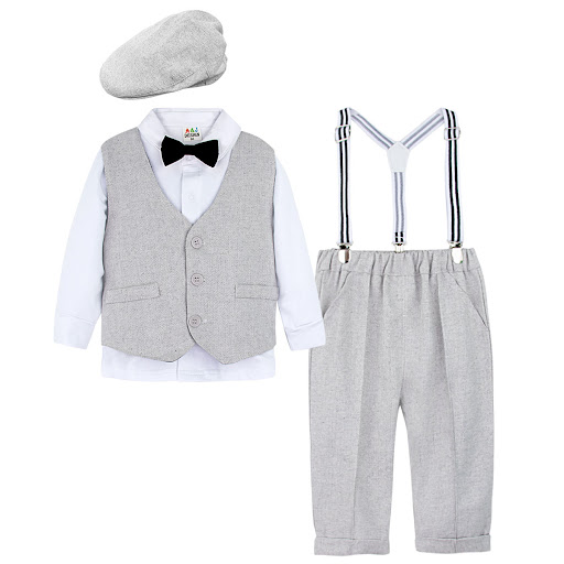 Title 2, Male Baby British Style Gentleman Suit for spec...