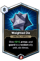 Weighted Die (Silver)