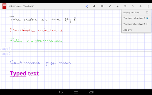 LectureNotes Screenshot