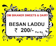 Om Bikaner Sweet And Dairy menu 1