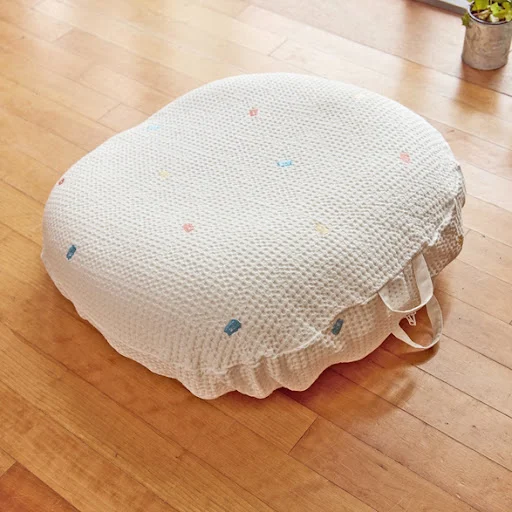 Gối chống trào ngược Rototo Bebe cho bé 0-12 tháng ruột Airmesh nguyên khối vỏ waffle họa tiết thạch gấu_ALADDIN