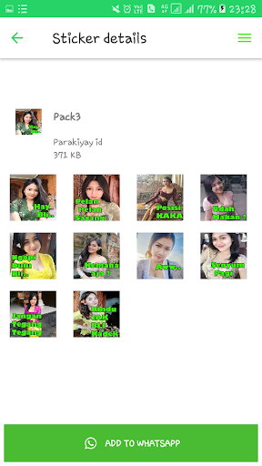 The latest WA girl Bali sticker