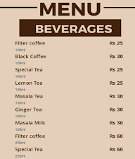 Yutu's Tea Coffee Chai menu 1