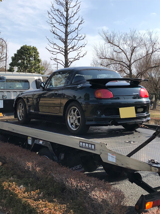 カプチーノのカプチ君とのお別れ・７年間有難う・私を最後まで守ってくれた・車庫が寂しいねに関するカスタム事例の投稿画像6枚目
