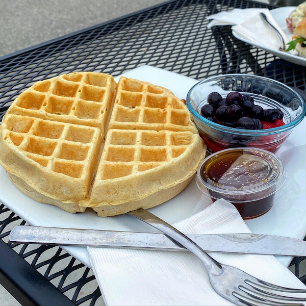 Gluten-Free Waffles at Little Owl Café