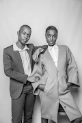 Thebe Magugu and muse. Images supplied.