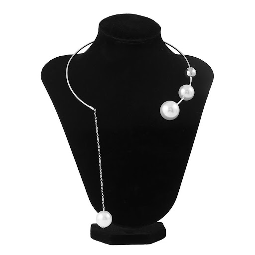 Title 1, Geometric Simple Round Beads Open Adjustable Co...