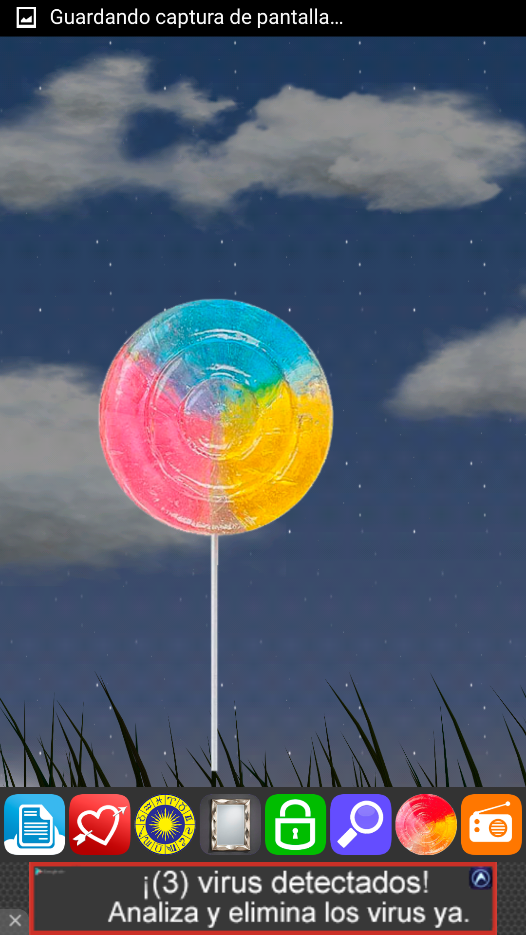 Android application FlashLight Lollipop LED Galaxy screenshort