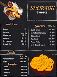 Saurabh Sweets menu 1