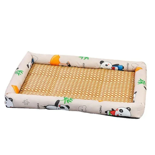 Summer Rattan Cat Bed Comfortable Pet Ice Mat for Cats Small Dogs Cat Nest Mat Kitten Puppy Beds Cushion Pets Supplies