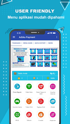 Adzka Payment - Bisnis Pulsa/Paket Internet  Ppob