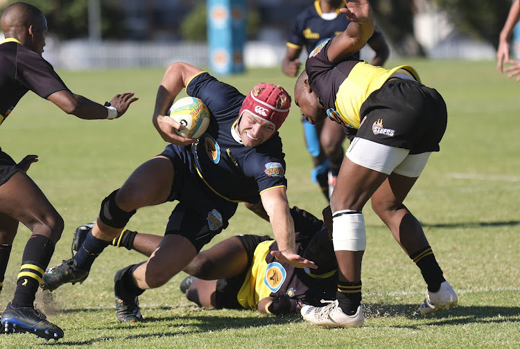 Madibaz flank Leon van der Merwe will lead his team against Varsity College in an FNB Varsity Shield semifinal at the Madibaz Stadium in Gqeberha on Friday