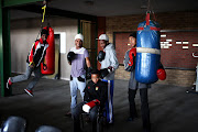 Boxing brothers Ricardo, Dino, Miranda, Louis and Carlton Malajika at the Booysens Boxing Gym in Johannesburg (file photo)