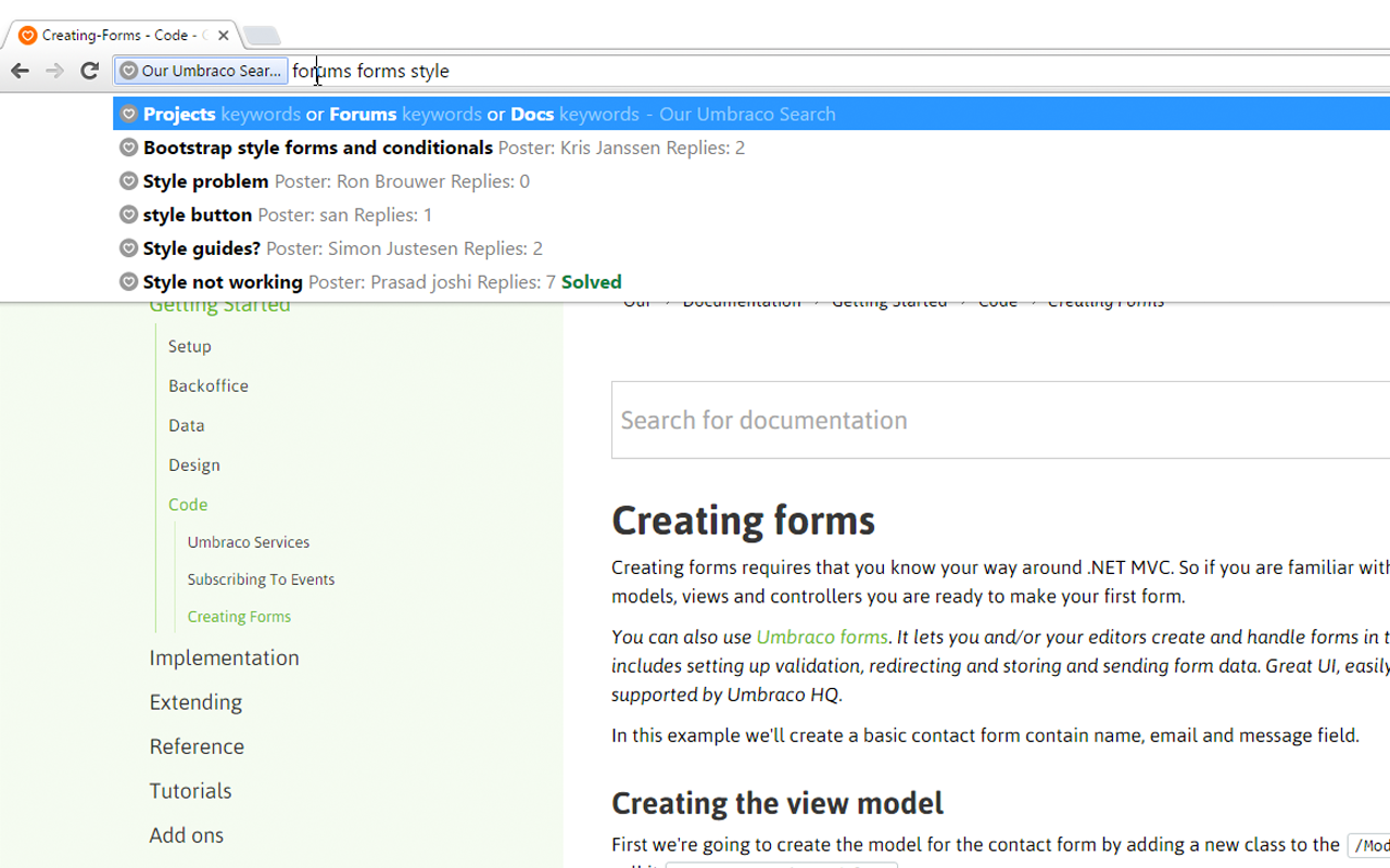 Our Umbraco Search Preview image 3