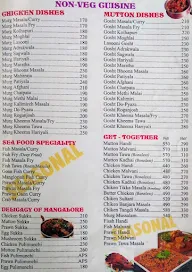 Hotel Kinara menu 3