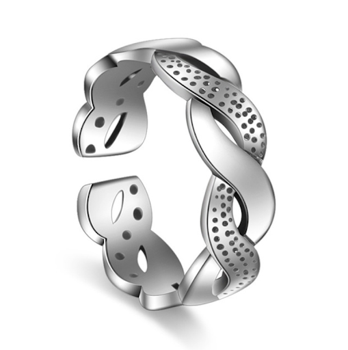 Title 4, Thai silver pattern water wave twist for jewelr...