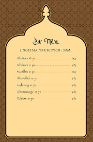 Ghazal Restaurant menu 2