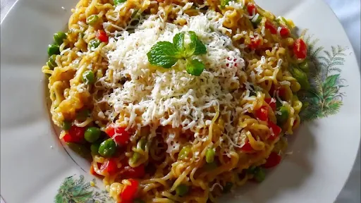 Veg Masala Maggie With Cheese