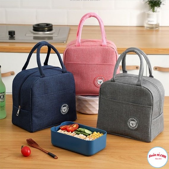 Túi Đựng Hộp Cơm Giữ Nhiệt Cao Cấp Lunch Bag Chống Thấm Nước 00991O