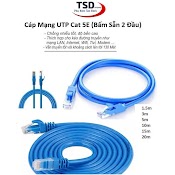 Cáp Mạng Bấm Sẵn 2 Đầu Đúc Utp Lxf 1M/ 2M/ 3M/ 5M/ 10M Màu Xanh Tốc Độ 10/100