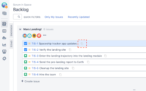 Add Copy Button to Jira Software