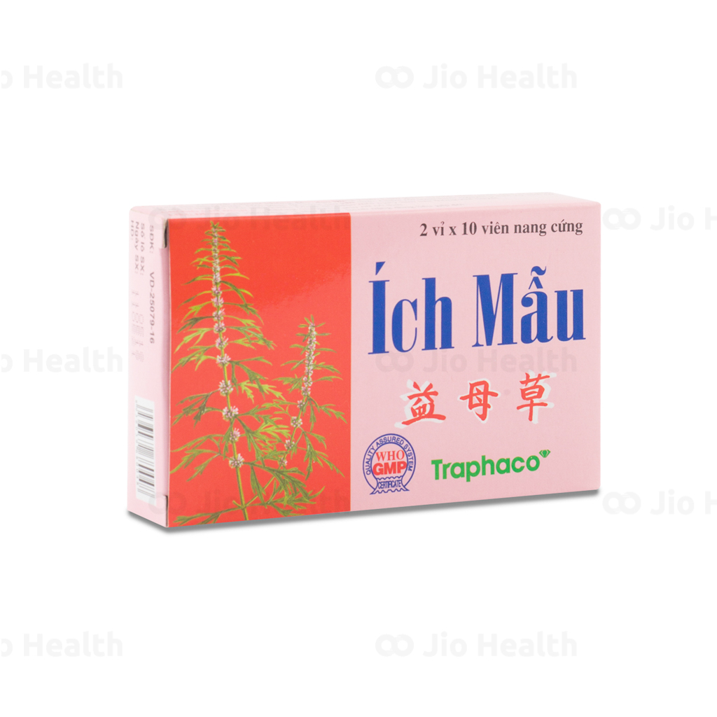 Ích Mẫu Traphaco (Hộp 20 Viên) - Giá, Công Dụng & Cách Uống | Nhà Thuốc  Online Jio