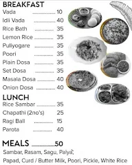 Khadyavana menu 1