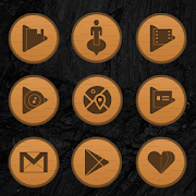 Wooden Radial Icons