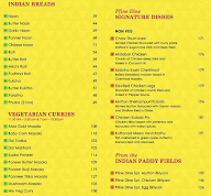 Ffine Dine menu 6