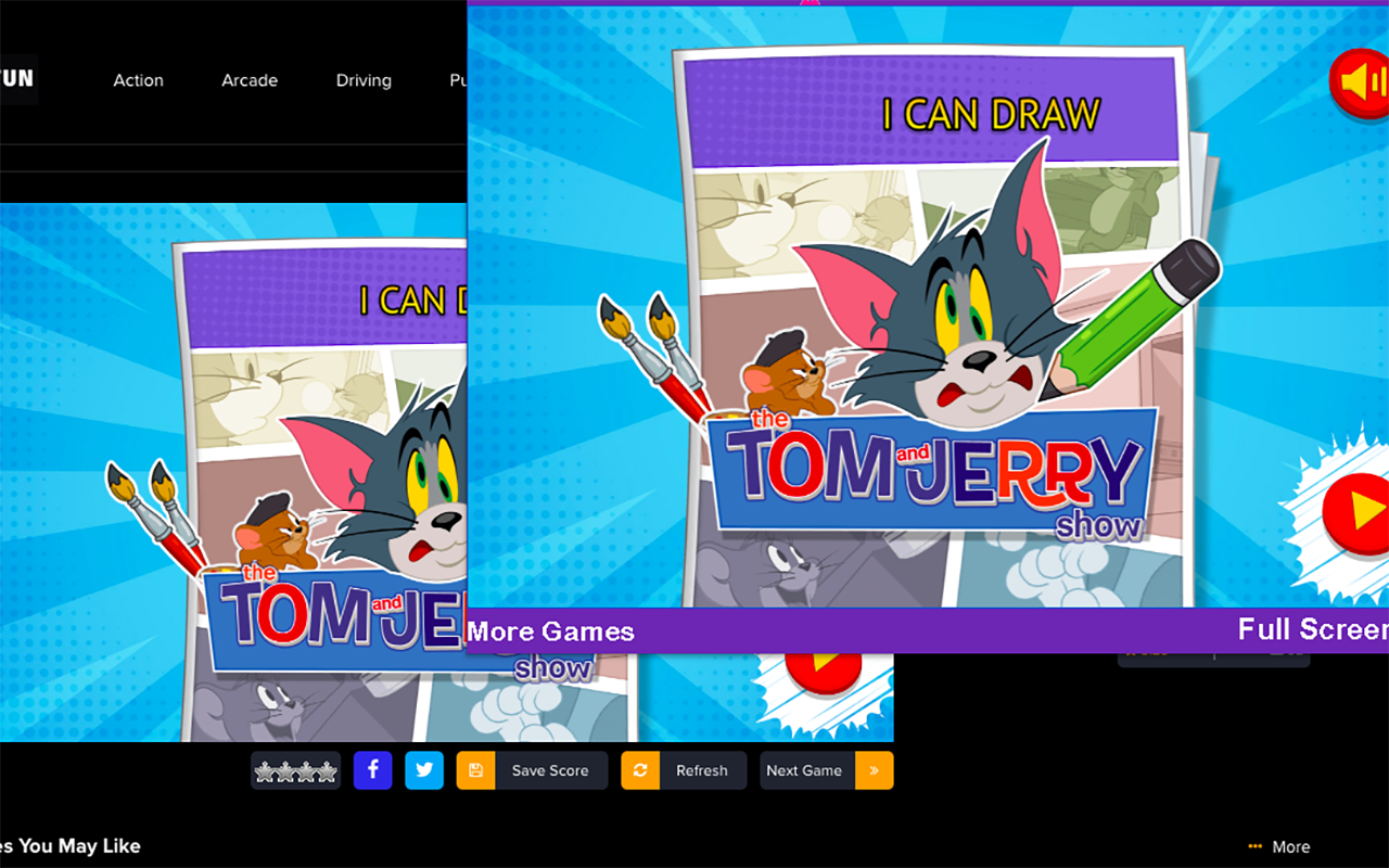 i Can Draw Tom And Jerry - Html5 Game Preview image 1