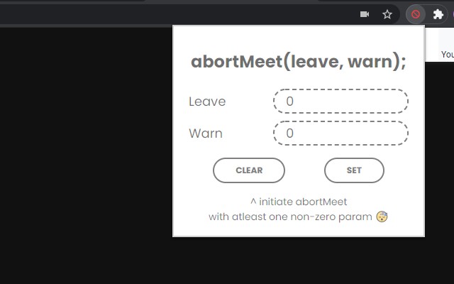 Abort Meet Preview image 0