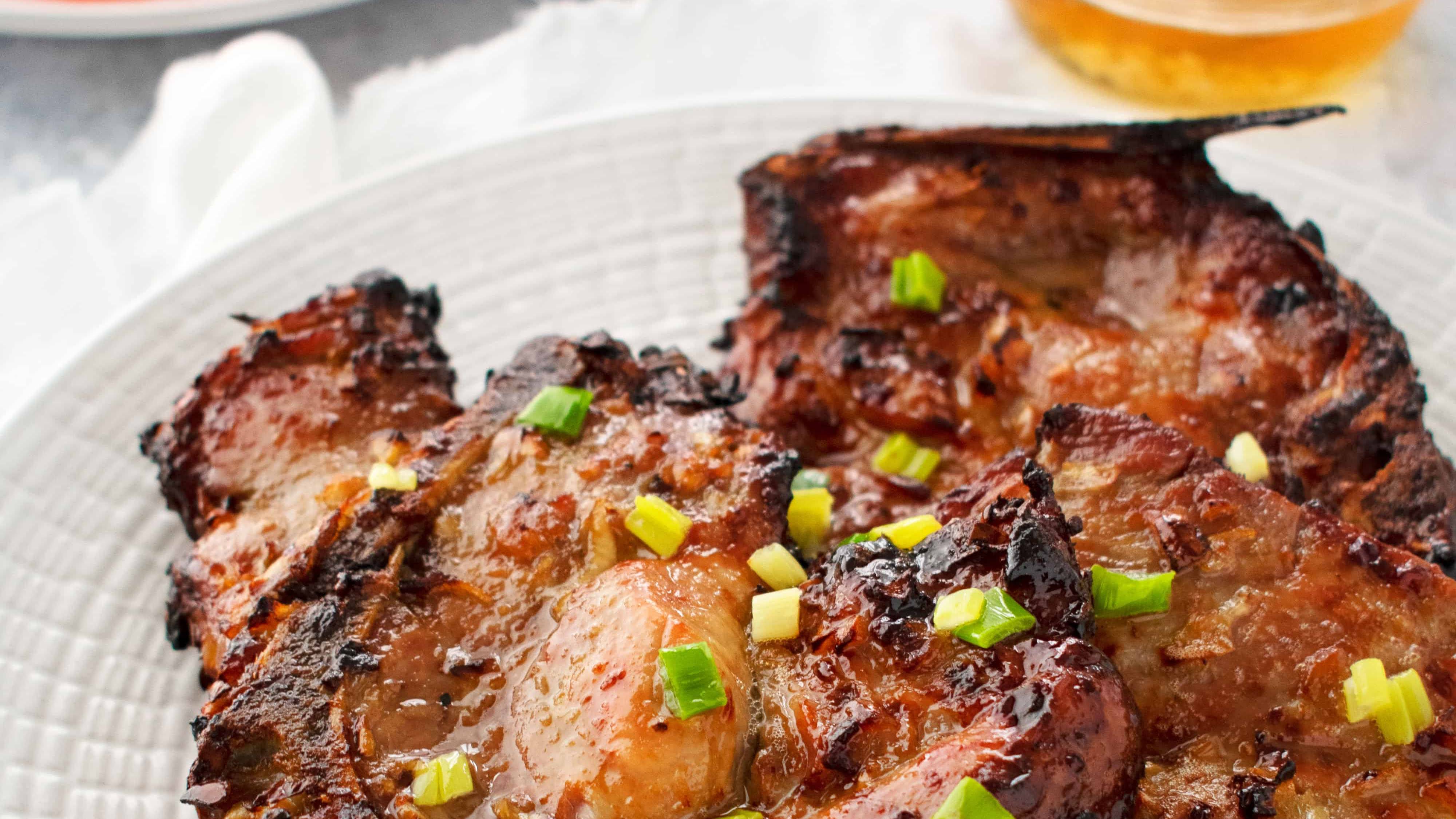 Air Fryer Chinese Salt and Pepper Pork Chops - This Old Gal