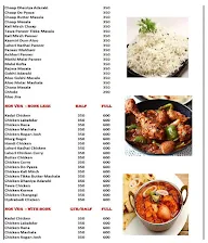 Tandoori Mahak menu 1