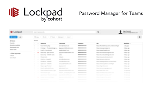 LockPad by Cohort Extension