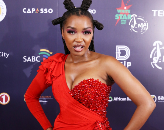 Afro-Soul musician Berita was among the stars who graced the red carpet on Saturday night.