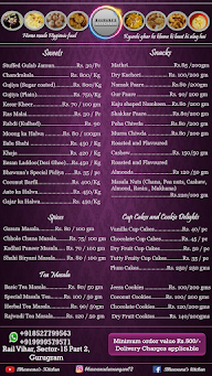 Bhawana's Kitchen menu 1