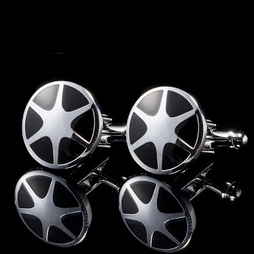 Title 3, Square Mens Cufflinks Simple French Cuff Butto...