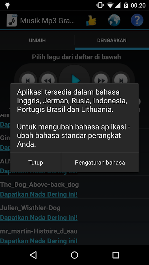 Musik Mp3 Gratis - Apl Android di Google Play