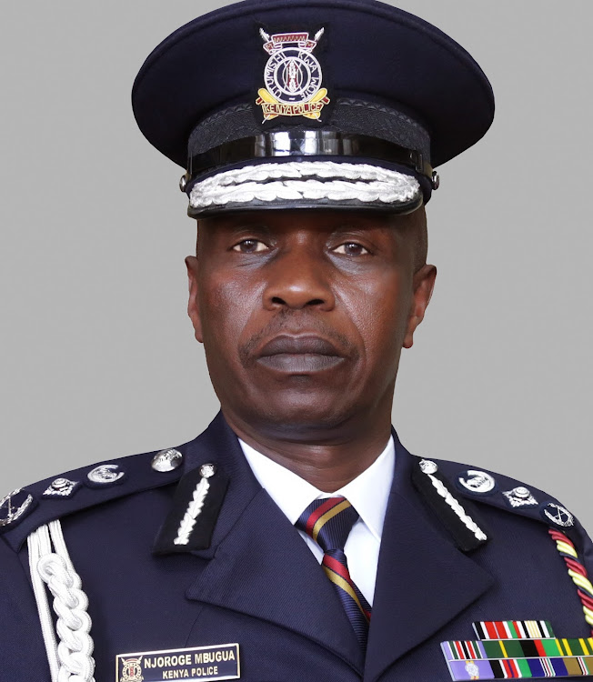 Deputy Inspector General of Police Edward Mbugua