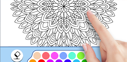 Adult Coloring: Flowers Screenshot