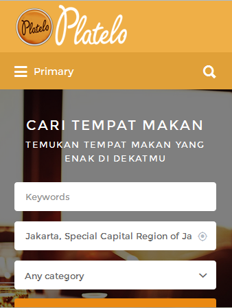 Platelo Cari Tempat makan