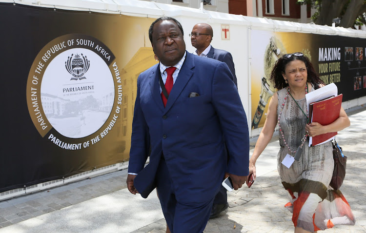 Finance Minister Tito Mboweni delivered his maiden Budget Speech in Parliament, Cape Town on Wednesday, Feburary 20 2019.